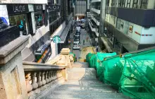 Duddell Street Steps and Gas Lamps