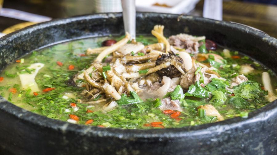 Cuihua Stone Pot Restaurant with Local features