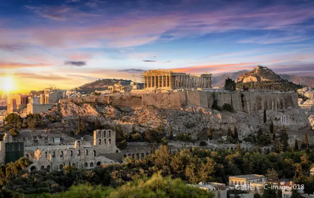 Sunset Sightseeing in Athens