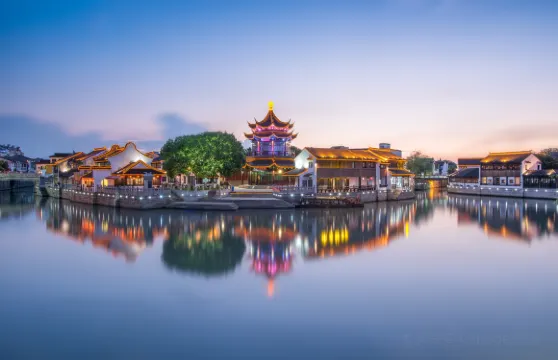 山塘街山塘街畫舫遊船虎丘方向遊船(來回)成人