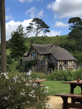 If you are visiting the North Island of New Zealand then definitely precook tickets to Hobbit Village! Prebook because I saw a lot of people turned away. I enjoyed the Lord of the Rings books and movies but you don’t need to be a fan to enjoy this site. I knew I was visiting a movie set but I didn’t realize it was still a working sheep ranch!  The tours were well timed and I didn’t feel rushed. It was a place I’d visit again. The hobbit houses all really open up and you’re able to step inside some of them.
#happynewyear