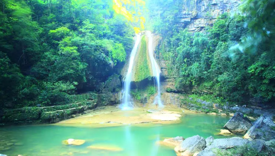 Niujiaozhai Waterfall Scenic Area