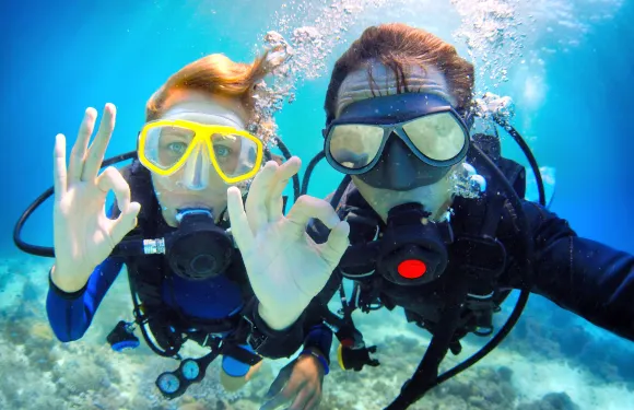 薄荷島：Momo Beach 水肺潛水體驗｜往返接送／提供潛水裝備／水下攝影