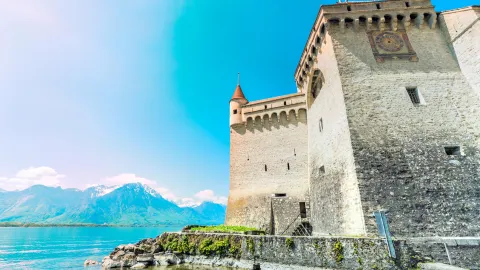Chillon Castle attraction in Canton of Vaud