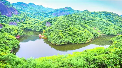 Donghuzhai Scenic Area attraction in Jiujiang