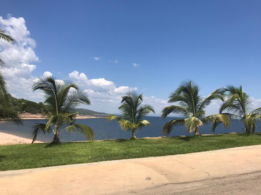 This is the Lake Kariba in Zambia. #largestmanmadelake in the world