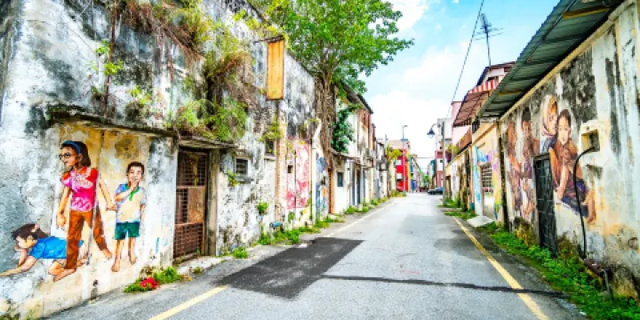 怡保新街場後巷壁畫