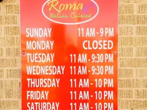 Roma Italian Restaurant