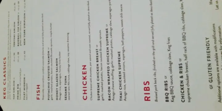 The Keg Steakhouse + Bar - Medicine Hat