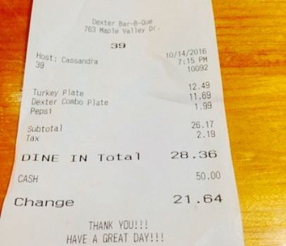 Dexter Bar-B-Q - Farmington