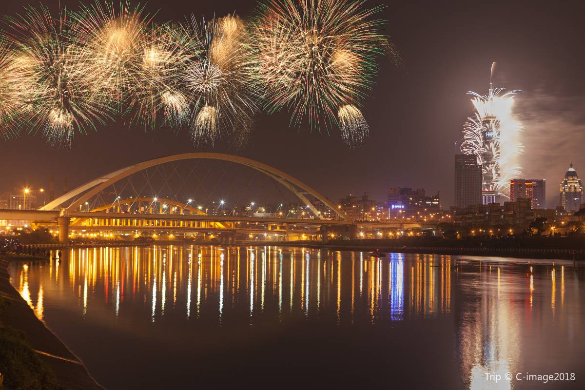 台北跨年｜彩虹河濱公園