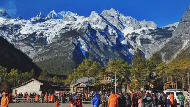 玉龍雪山景區【雲山坪+藍月谷】一日遊+日照金山+贈衣氧