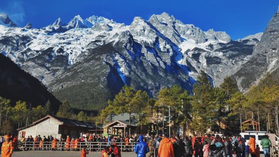 Tarikan Pelancongan Lijiang Gunung Salji Yulong: Kabel Kereta Gantung Besar Taman Glasier + Blue Moon Valley Lawatan Sehari