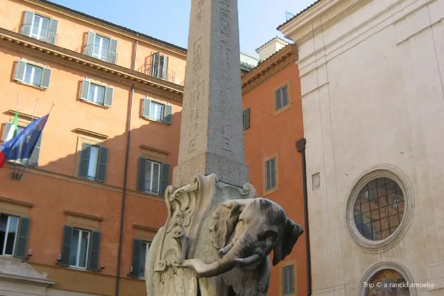 Elephant and Obelisk