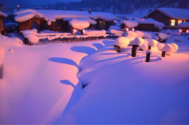 Snow Village Around Harbin - The Best Place to Play in The Snow.