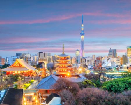 香港-東京 機票酒店 自由行