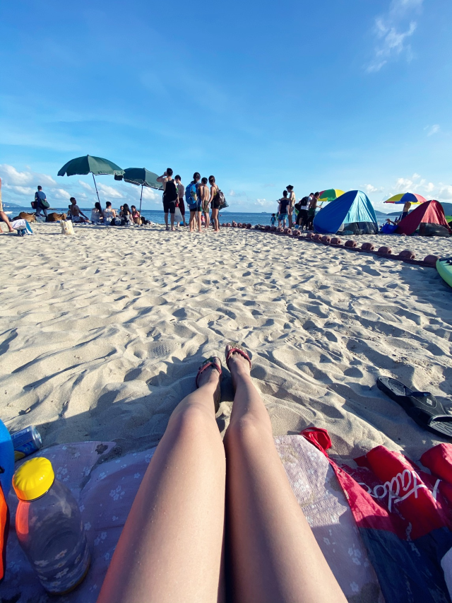 【香港郊外】滑浪必到海灘下長沙這裏超chill