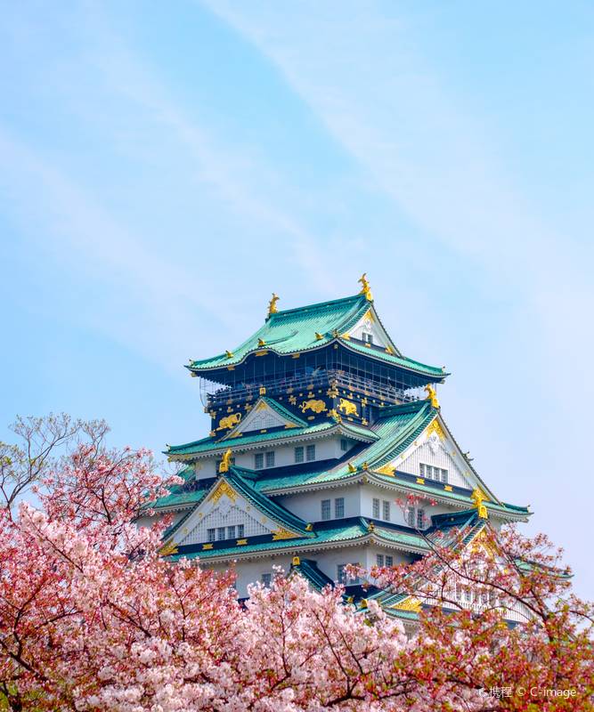 大阪城+大阪城天守閣+哈利波特魔法世界+心齋橋一日遊