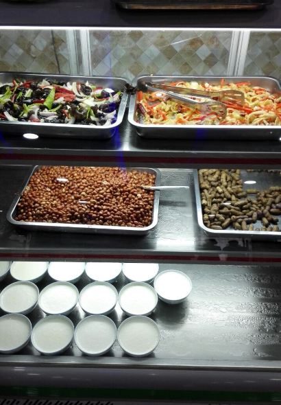 马义黑白条烤羊肉