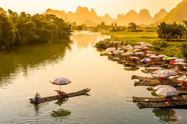 Sunsets in Guilin