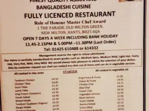 The Raj India Restaurant