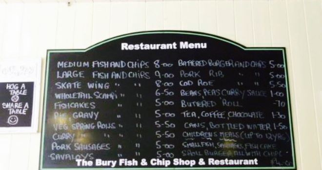 Bury Fish & Chip Shop