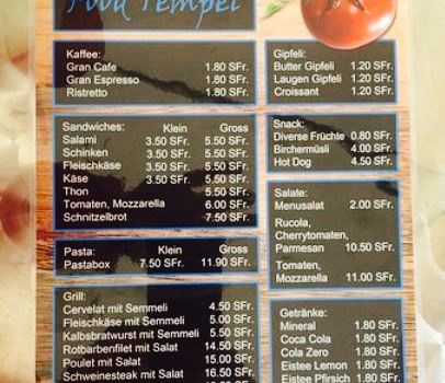 Food Tempel