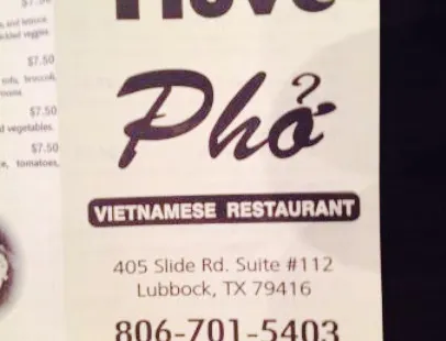 I Love Pho