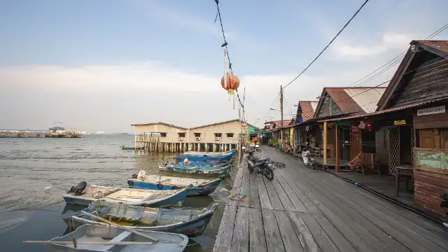 ท่าเรือไม้ปีนัง