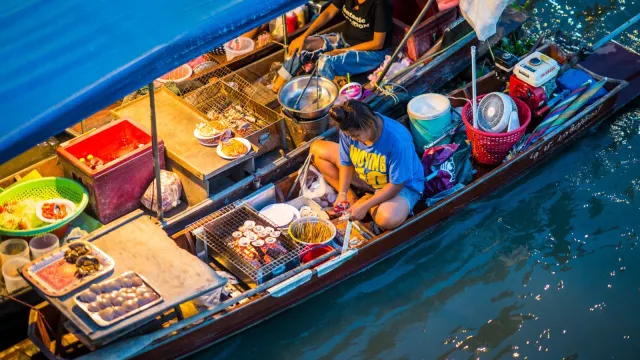 曼谷景點 #16 安帕瓦水上市場 Amphawa Floating Market