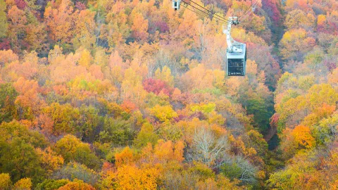 Mt. Moiwa attraction in Sapporo