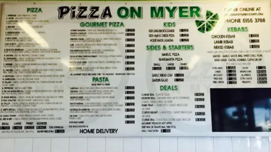 Pizza on Myer