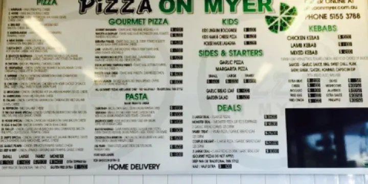 Pizza on Myer