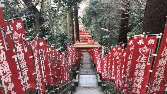 因為非常喜歡京都的伏見稻荷神社，去鎌倉又特意去了佐助稻荷神社