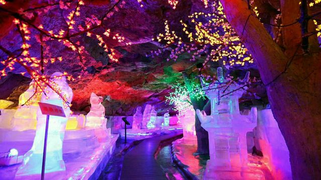 Volcanic Lava Ice Cave