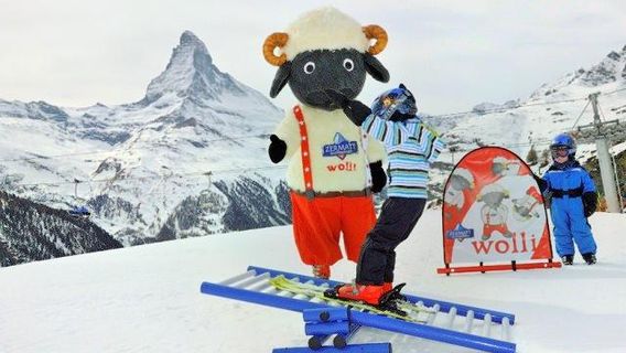 Wolli park for beginners Sunnegga