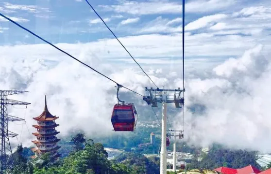 雲天纜車玻璃底車廂來回纜車票大小同價