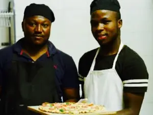 Love Pizza at Blah Blah Bar