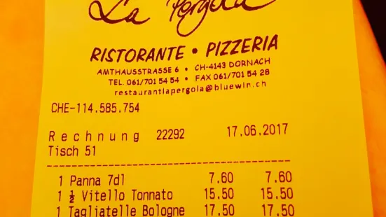 Pizzeria La Pergola