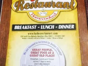 Hyde's Restaurant