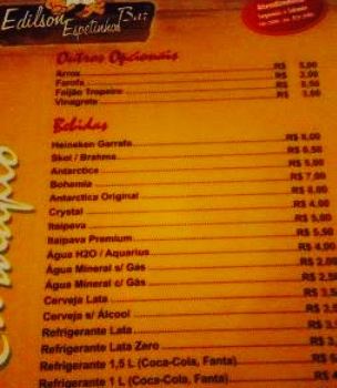 Edilson Bar Espetinho