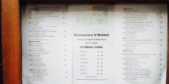 Restaurace U Balanu
