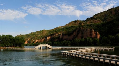 Yellow River Xiaolangdi Scenic Area in Jiyuan