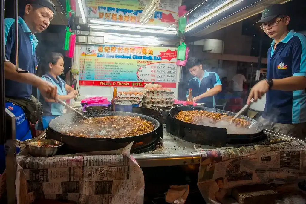 鄰近檳城夜市的酒店
