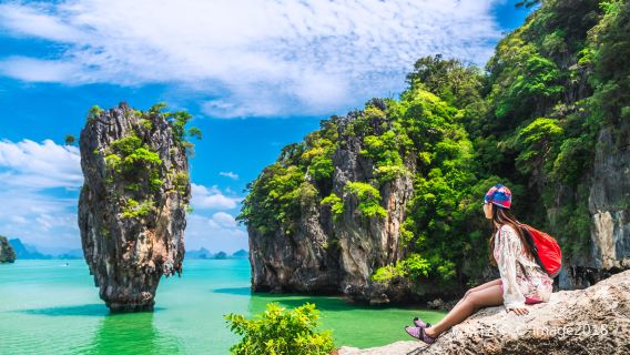 Excursion d'une journée d'aventure à Phuket : parc national d'Ao Phang Nga + île James Bond + Kayak dans la baie de Phang Nga