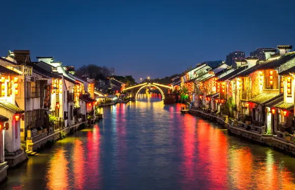 清名橋古運河景區江南古運河遊船精華之旅日遊船票小童