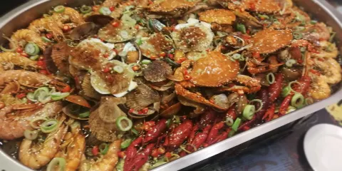 金百合麻辣烤魚