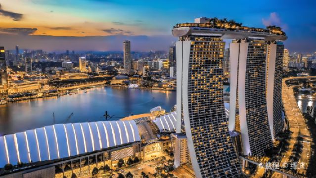 新加坡濱海灣+魚尾獅+牛車水小印度甘榜格南蘇丹回教堂讚美廣場