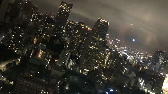 世界贸易中心这里可以看到东京的夜景啊，来这里玩还是很不错的呢