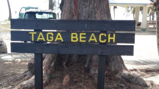 塔加海滩就在天宁岛上，离着塔家大宅很近，这里的海水感觉比塞班